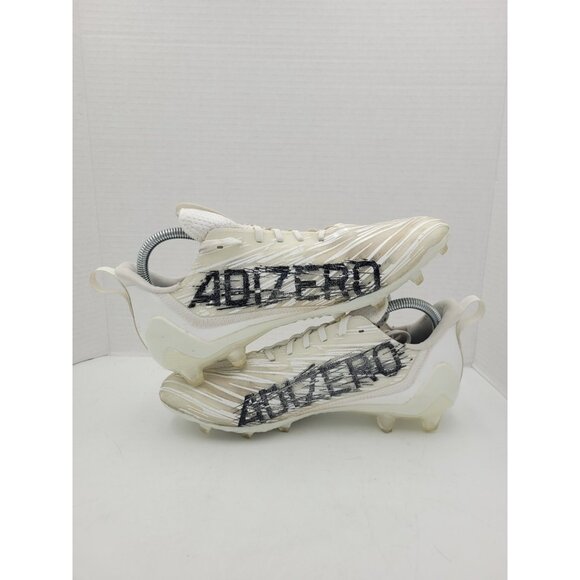 Adidas Adizero Men’s Size 9 42 1/3 Football Cleats White Black GX4049 main image 10